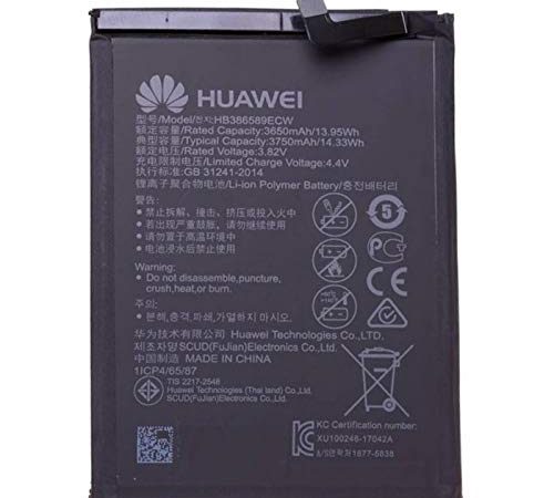 Batteria di ricambio da 3750 mAh HB386589ECW per Huawei Mate 20 Lite, P10 Plus, Honor View 10