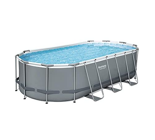 Bestway 5611K Piscina fuori terra solo struttura ovale Power Steel™ da 549x274x122 cm