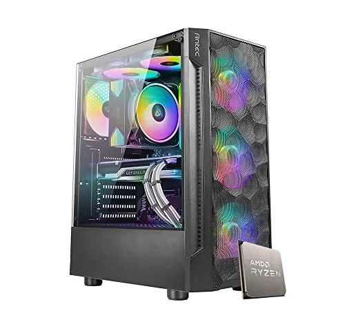 BRILLIANCE R780 - Pc gaming Ryzen 7 3800X, Rtx 3060 Ti 8Gb,Dissipatore ad aria,Ram 16Gb,Nvme 500Gb + Hdd 1000Gb,Psu 80 Plus,Wifi, Windows 11 pro, Pc desktop gaming assemblato Completo