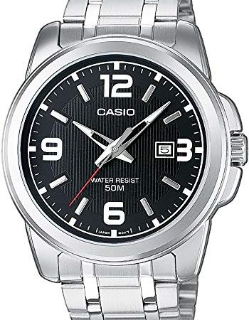 Casio Orologio Analogico al Quarzo Uomo con Cinturino in Acciaio Inox MTP-1314PD-1AVEF