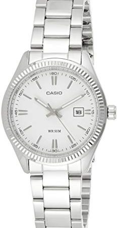 Casio Orologio Analogico Quarzo Donna con Cinturino in Acciaio Inox MTP-1302D-7A1VEF