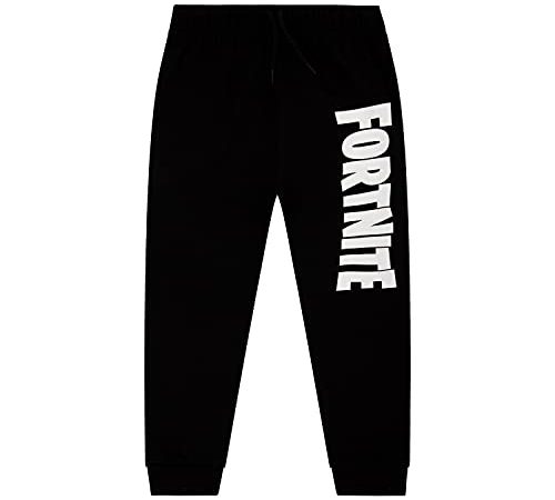 Fortnite Pantaloni Ragazzo, Tuta Sportiva Casuale Bambino, Pantaloni da Jogging, Pantaloni Tuta da 7 ai 14 Anni (Nero, 9-10 Anni)