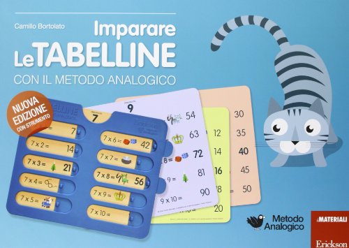 Imparare le tabelline con il metodo analogico. Con gadget