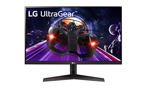 LG 24GN600 UltraGear Gaming Monitor 24" Full HD IPS 1ms HDR 10, 1920x1080, G-Sync Compatible e AMD FreeSync Premium 144Hz, HDMI 2.0 (HDCP 2.2), Display Port 1.4, Uscita Porta AUX, Flicker Safe, Nero