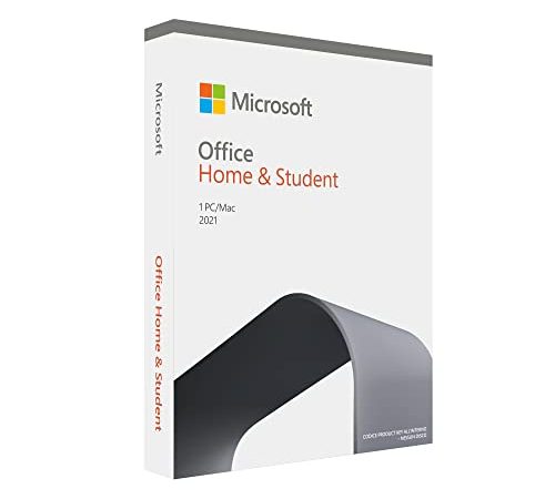 Office Home & Student 2021 | si installa su un solo dispositivo PC (Windows 10) o Mac  | 1 licenza perpetua | Scatola