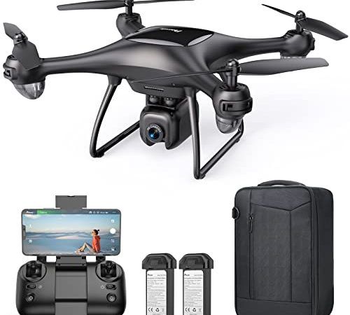 Potensic GPS Drone con Telecamera, P5 Drone 4k 5G WiFi, Drone FPV Quadrirotore per Adulti e Principianti, Drone Professionale con Ritorno Automatico, Seguimi, Volo Circolare, 40 Minuti di Volo