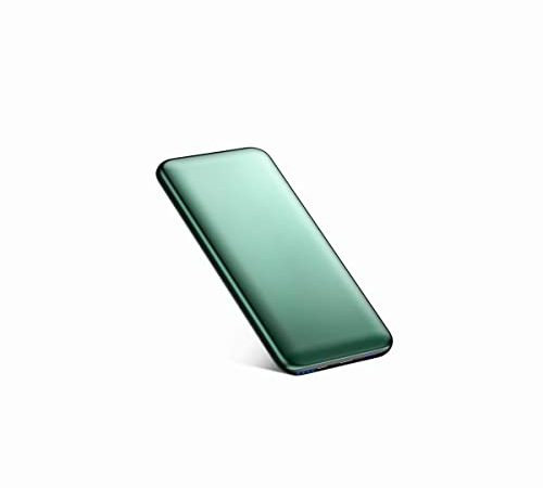 Power Bank 10000mAh-20W PD e QC3.0 Ricarica Rapida, 2021 Nuova Batteria Esterna mobile Ultra Sottile, Adatta Per iPhone, iPad, Samsung Galaxy, Huawei-Midnight Green