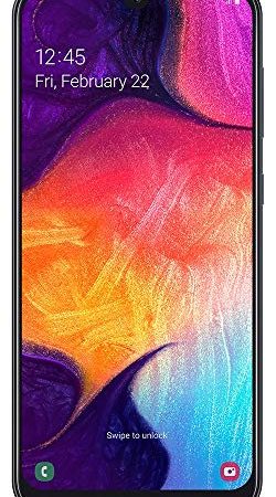 Samsung Galaxy A50 Smartphone (16,3 cm (6,4 pollici), 128 GB di memoria interna, 4 GB di RAM, colore nero, versione tedesca