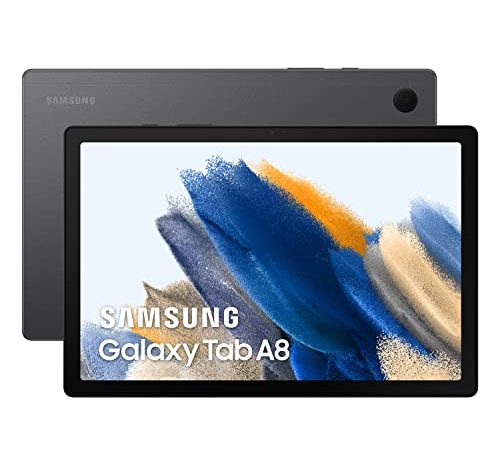 Samsung Galaxy Tab A8 - Tablet da 10,5", 32 GB, Wi-Fi, Android, Color Gray (versione spagnola)