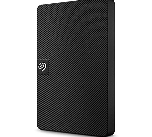 Seagate Expansion, 2 TB, Hard Disk Esterno Portatile, HDD, USB 3.0 per PC Desktop, PC Portatili e Mac, 2 Anni di Servizi Rescue (STKM2000400)