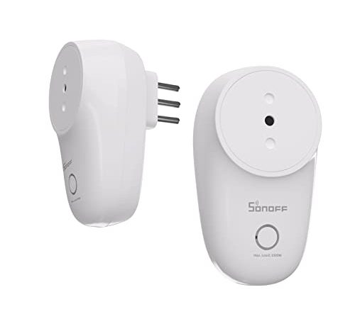 SONOFF S26R2TPL-IT 10A 2PCS Presa Elettrica Intelligente (Smart), Wireless e Controllo Remoto, Funziona con Alexa, Controlla i tuoi dispositivi da qualsiasi luogo grazie all'APP