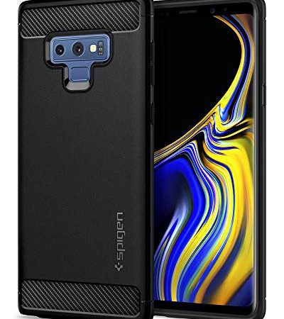 Spigen Cover Rugged Armor Compatibile con Samsung Galaxy Note 9 - Nero