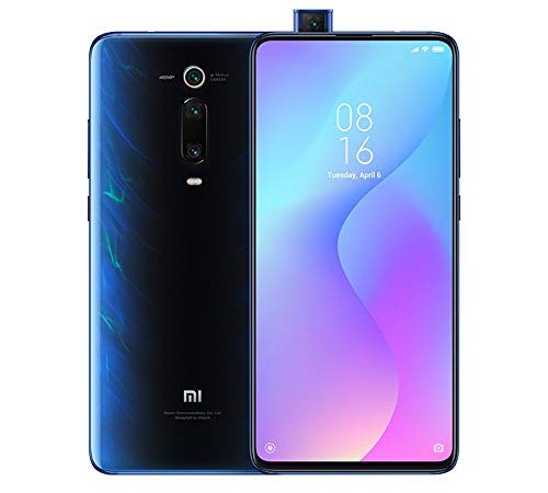 Xiaomi Mi 9T Smartphone, 6 + 128 GB,Schermo AMOLED Full-Screen da 6,39", Selfie Pop-up, Tripla fotocamera da 13 + 48 + 8 MP,con NFC, 4000 mAh,Qualcomm 730, Blu (Versione Global)