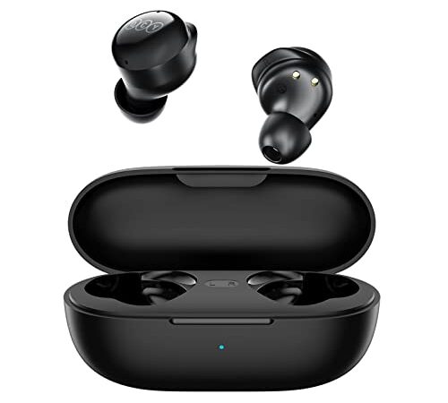 Cuffie Bluetooth, QCY T17 Mini Auricolari Bluetooth 5.1 con Microfono e Cancellazione del rumore, Cuffiette Bluetooth Wireless con Controllo Touch, IPX5 Impermeabili, 26 Ore di Riproduzione