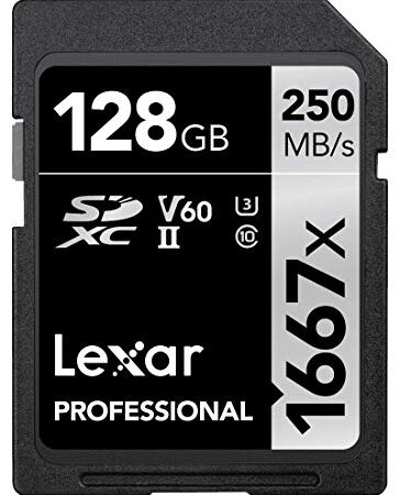 Lexar Professional - Scheda 1667x 128GB SDXC UHS-II