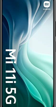 Mi 11i - Smartphone 8+128GB, 6,67” AMOLED Ultra-tiny DotDisplay, Snapdragon 888, 108MP Triple-Camera, 4520mAh, Nero (Cosmic Black) [Versione Italia]