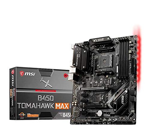 MSI B450 Tomahawk MAX II AMD AM4 DDR4 m.2 USB 3.2 Gen 2 HDMI ATX Gaming scheda madre