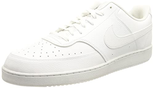 Nike Court Vision Lo Be, Scarpe da Passeggio Uomo, White/White-White, 41 EU