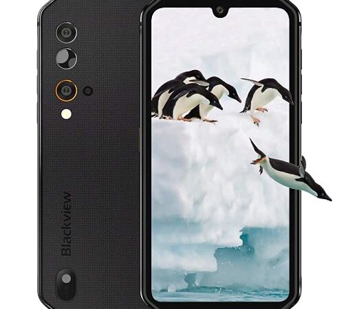 Rugged smartphone 4G, Blackview BV9900E Cellulare Antiurto con 48MP+16MP, Helio P90 Octa-core 6GB RAM/128GB ROM, 5.84 Pollici, 4380mAh Batteria Android 10 Telefoni Cellulari ,Dual Sim -Nero