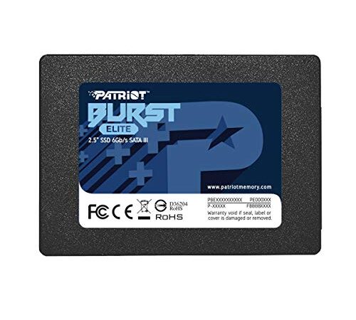 SSD Unità a Stato Solido SATA 3 2.5" Interno Patriot Memory 240GB BURST ELITE 6 Gbps