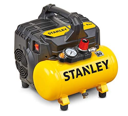 STANLEY DST 100/8/6 Compressore Silenzioso, Giallo