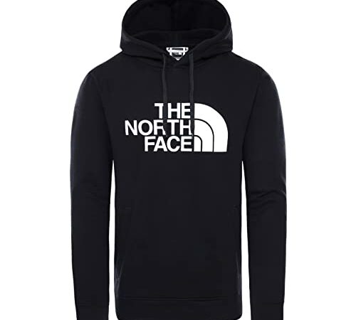 The North Face - Felpa con Cappuccio a Manica Lunga da Uomo Half Dome, Nero, M