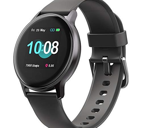 UMIDIGI Smart Watch, Uwatch 3S Fitness Tracker per Uomo Donna, Cardiofrequenzimetro e Monitor del Sonno, Contapassi Impermeabile 5 ATM, Quadrante Personalizzato, Smartwatch per Android iOS