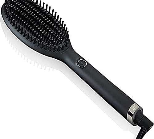 Ghd Glide - Spazzola Lisciante, Anti crespo, Finish morbido, Tecnologia in ceramica, Nero