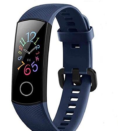 HONOR Band 5 Smartwatch Orologio Activity Tracker Uomo Donna Smart Watch Cardiofrequenzimetro da Polso Contapassi Smartband Sportivo Fitness Tracker (Blu)