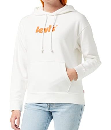 Levi's Graphic Standard Hoodie Sweatshirt, Hooded Seasonal-Póster con Logotipo de Sugar Swizzle, XS Donna