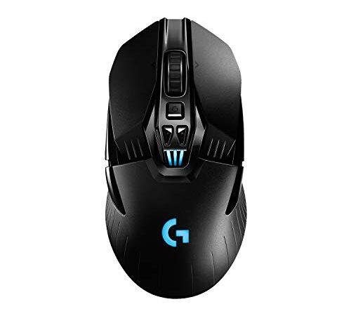 Logitech G903 LIGHTSPEED Mouse Gaming Wireless, Sensore HERO 25K, Oltre 140 Ore con Batteria Ricaricabile e LIGHTSYNC RGB, POWERPLAY-compatibile, PC/Mac - Nero