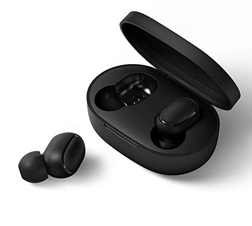 Per Xiaomi Redmi AirDots, Cuffie Auricolari TWS Bluetooth 5.0 Cuffie Stereo Bass Senza Fili in Ear Headset 300mAh Scatola di Ricarica, Mini Auricolari Stereo Anti-sudore IPX4 con Microfono