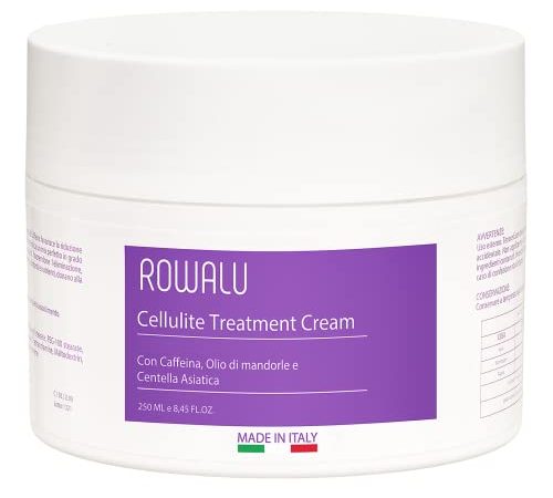 ROWALU | Crema Anticellulite | Crema Corpo Rassodante | Modella Pancia e Fianchi ad azione Anti Cellulite per Gambe e Glutei | Pelle Tonica e Compatta | Adatta a Pelli Sensibili | Made in Italy 250 mL