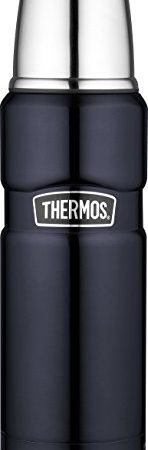 Thermos, Bottiglia Isolante Stainless King, in Acciaio Inox Satinato, capacità 0,47 l, codice Prodotto 4003.205.047, Blu, 4003.256.047