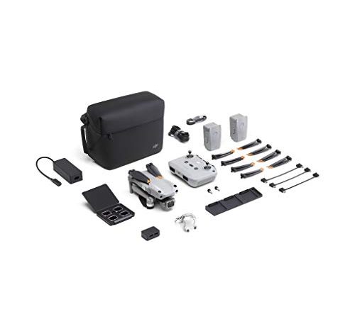 Dji Air 2S Fly More Combo- Drone, Gimbal A 3 Assi Con Fotocamera, Video 5.4K, Grigio Scuro