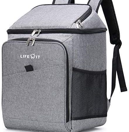 Lifewit 26 Litri Borsa Termica Borsa della Spesa Zaino Termico Porta Pranzo Borsa Frigo Isoterma per Alimenti Mantenere Caldo o Freddo per Pic-nic/all'Aperto/Barbecue/Campeggio/Eventi Sportivi/Viaggio