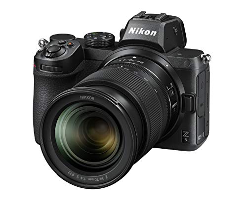 Nikon Z5+Z 24-70mm f/4 S + Lexar SD 64 GB 667x Pro Fotocamera Mirrorless, CMOS FX 24.3 MP, Full Frame, Mirino Quad-VGA EVF, LCD 3.2" Touch, Wi-Fi, Bluetooth, 4K, Nero, [Nital Card: 4 Anni di Garanzia]