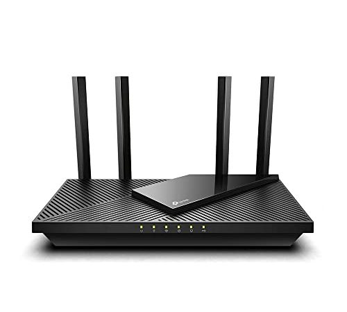 TP-Link Archer AX55 Router WiFi 6 Dual-Band AX3000Mbps, 5 Porte Gigabit, 1 Porta USB 3.0, TP-Link HomeShield, OneMesh, Router F (FTTH | FTTB | Ethernet), Tether App, Compatibile con Alexa