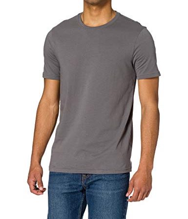 United Colors of Benetton (Z6ERJ T-Shirt 3U53J1F15 Maglione, Grigio Medio 27B, M Uomo