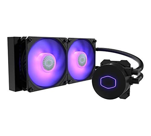 Cooler Master MasterLiquid ML240L V2 RGB Dissipatore CPU A Liquido, Illuminazione Effetti Luminosi, Nero