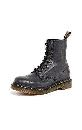 Dr Martens Pascal, Stivali Donna, Nero (Black Virginia), 38 EU (5 UK)