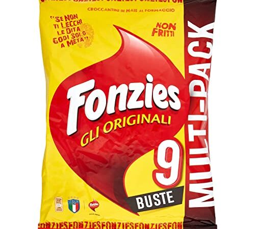 Fonzies Multipack Croccantini di Mais al Formaggio, 211.5g