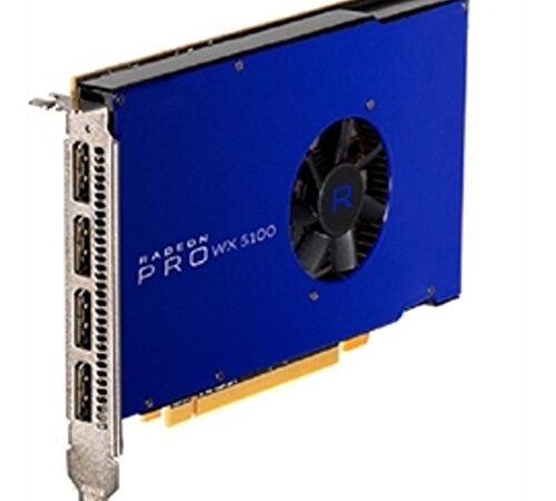 Scheda grafica AMD Radeon Pro WX5100 - 8GB GDDR5, PCIe 3.0, 4x DisplayPorts