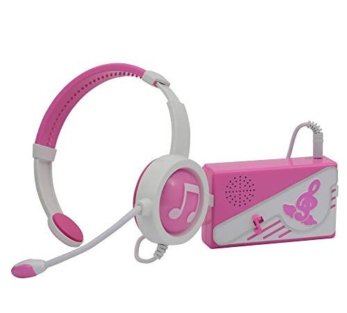 Giochi Preziosi Miracle Tunes Cuffie con Amplificatore Base Musicale, Rosa