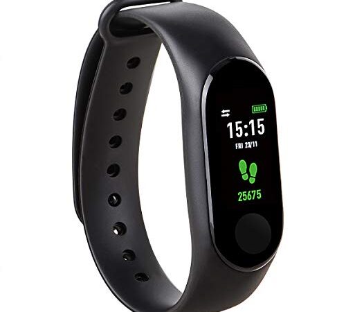 Kounga FitPro Tonic Activity Tracker con cardiofrequenzimetro, contapassi, calorie e sonno intelligente Band, Smart Watch.