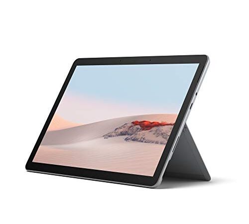 Microsoft Surface GO 2 Tablet, 10.5'', 4 GB RAM, 64 GB SSD, Dual-Core Intel Pentium Gold 4425Y, Windows 10 Home, Platino