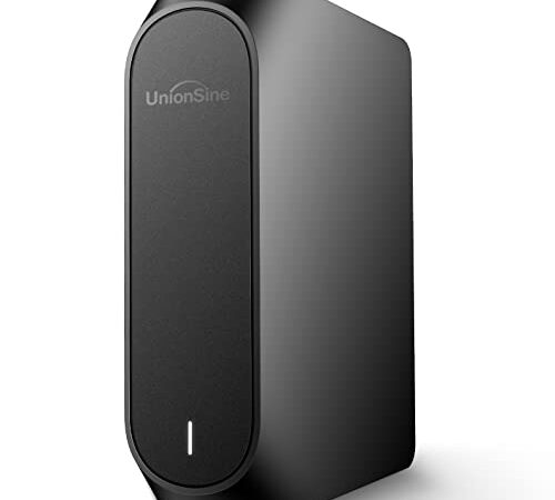 UnionSine Hard Disk Esterno 3,5" 4TB USB 3.2 SATA HDD Storage per PC, Mac, Desktop, Laptop, MacBook,TV-HD3510