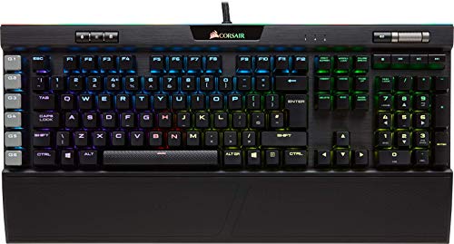 Corsair K95 RGB Platinum Tastiera Meccanica Gaming, Cherry MX Speed, Retroilluminato RGB, Italiano QWERTY, Nero