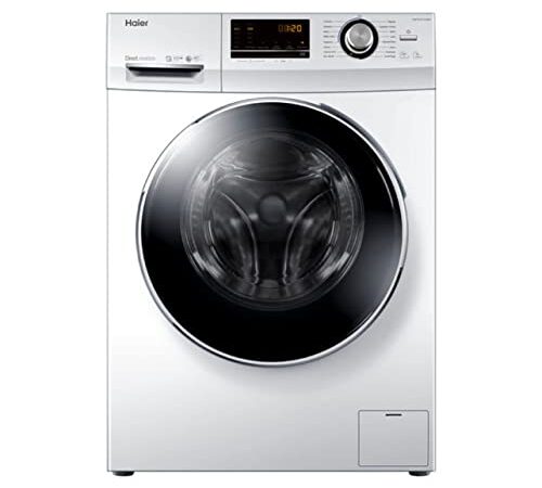 Haier HW70-B12636N Serie 636 Lavatrice Slim 7 Kg, Carica Frontale, 1200 Giri, Opzione Vapore, Libera Installazione, 59.5 * 46 * 85 cm, Bianco, Classe A