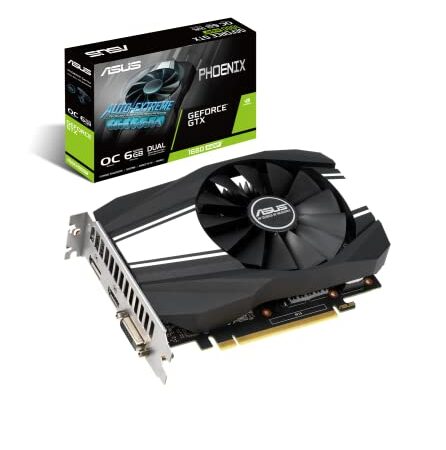 ASUS Phoenix GeForce GTX 1660 Super OC Edition 6 GB GDDR6, Scheda Video Gaming, Dissipatore Monoventola WingBlade per HTPC e Tecnologia Auto-Extreme